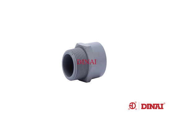 CPVC Male Coupling Drain Pipe Fittings , DN15 - DN50 Pvc Pipe Connectors