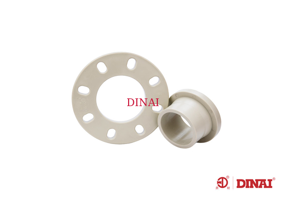 Industrial Pph Plastic Pipe Fittings Van Stone Flange With DIN8077/78 Standards