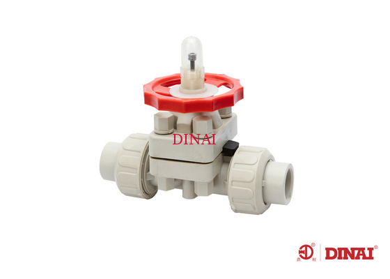 Performance PPH Sanitary Diaphragm Valve , DN15-DN250 Safety diaphragm valve actuator