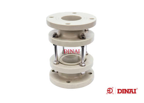 PPH Plastic Sight Glass Flange Connection DN15-DN300