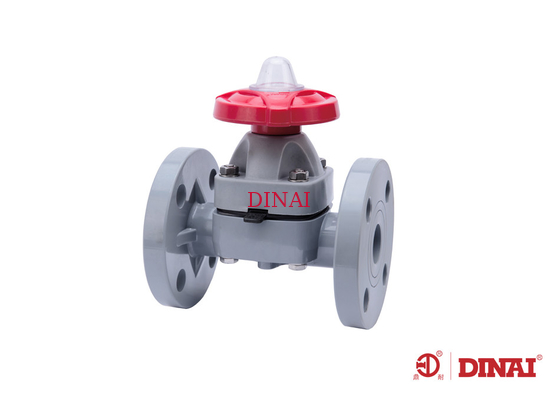 Electrical Large CPVC Diaphragm Valve For Industrial Piping System