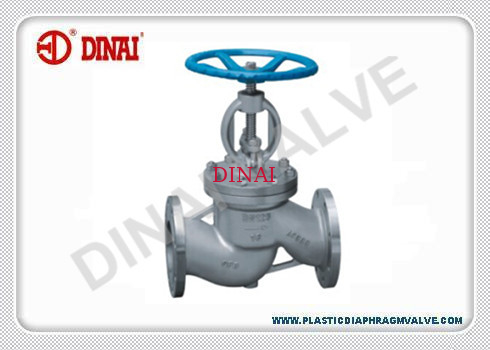 Stainless Steel Globe Valve Streamline Flange End With Bolted Bonnet